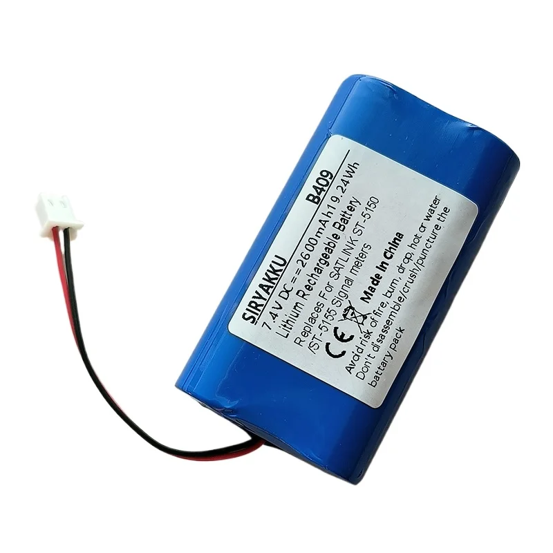 Lithium-Ionen-Akku 2600 mAh für ST-5150 ST-5155 DVB-T/T2/C DVB-S/S2 Signalmessgeräte Image