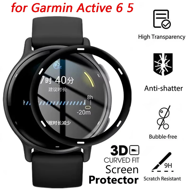 Screen Protector Film Für Garmin Aktive 6 5 Smart Uhr Vollständige Abdeckung Uhr Abdeckung Nicht Glas Für Garmin Vivoactive 5 vivoactive 6 Image