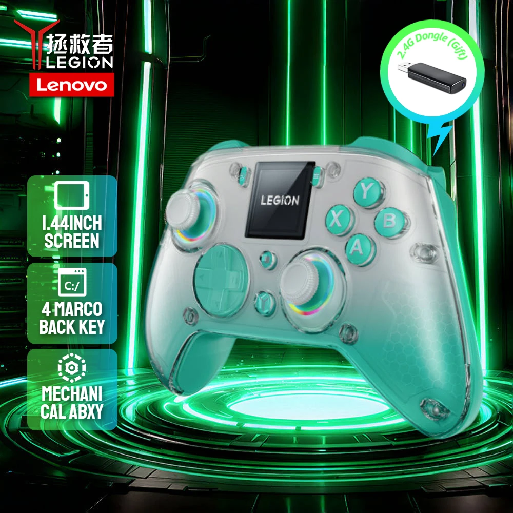 Lenovo Legion Y7 1,44 Zoll Smart Screen Wireless Controller Mechanisches ABXY Bluetooth Gamepad für PS4 Switch iPhone Android Phone PC Image