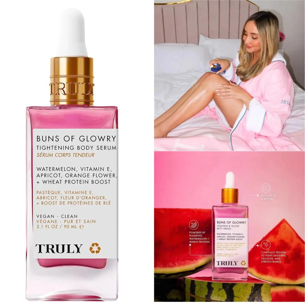 TRULY fraise pour les femmes peau lisse hydrate doux servir huile de rasage après rasage huile de soin réparation en profondeur nourrir huile de soin du corps