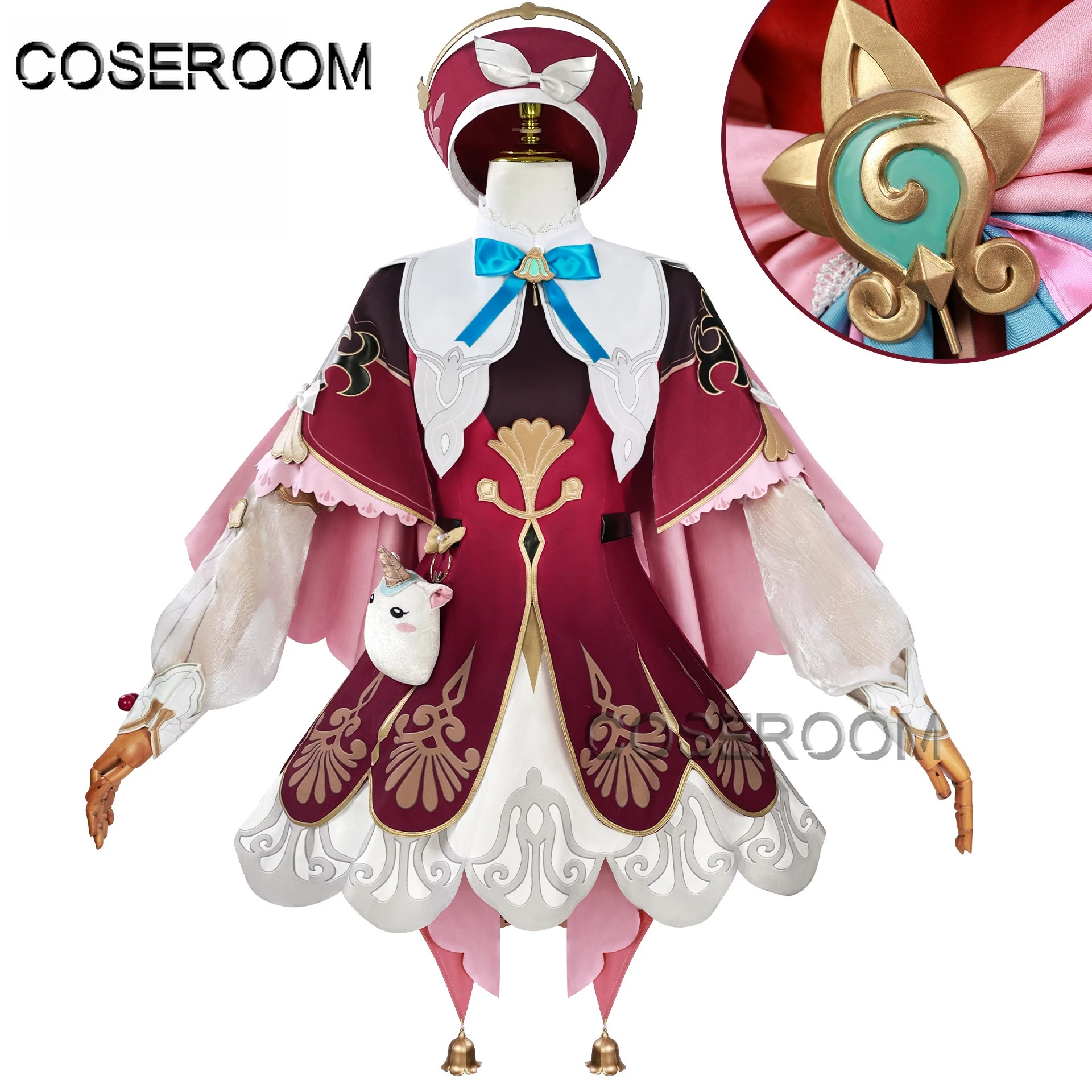 Hyacinthia Cosplay Kostüm Spiel Honkai Star Rail Full Set Uniform Outfits Hyacinthia Perücken Schuhe Requisiten Kostüm