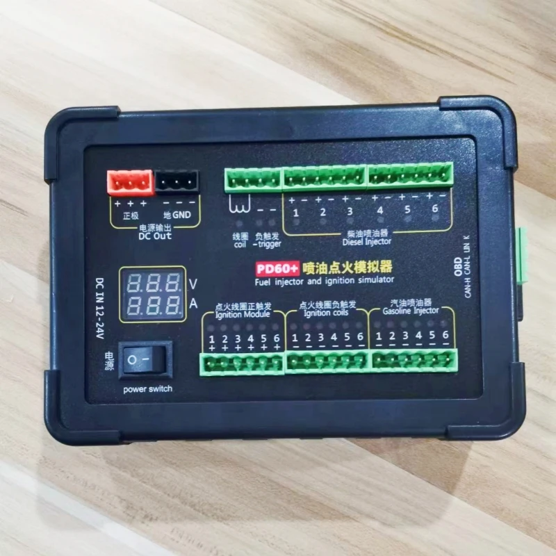 PD60+ Auto Injektor Kraftstoff Injektion Zündung Simulator Benzin und Diesel Fahrzeug Auto Computer Board ECU Wartung Tester Image