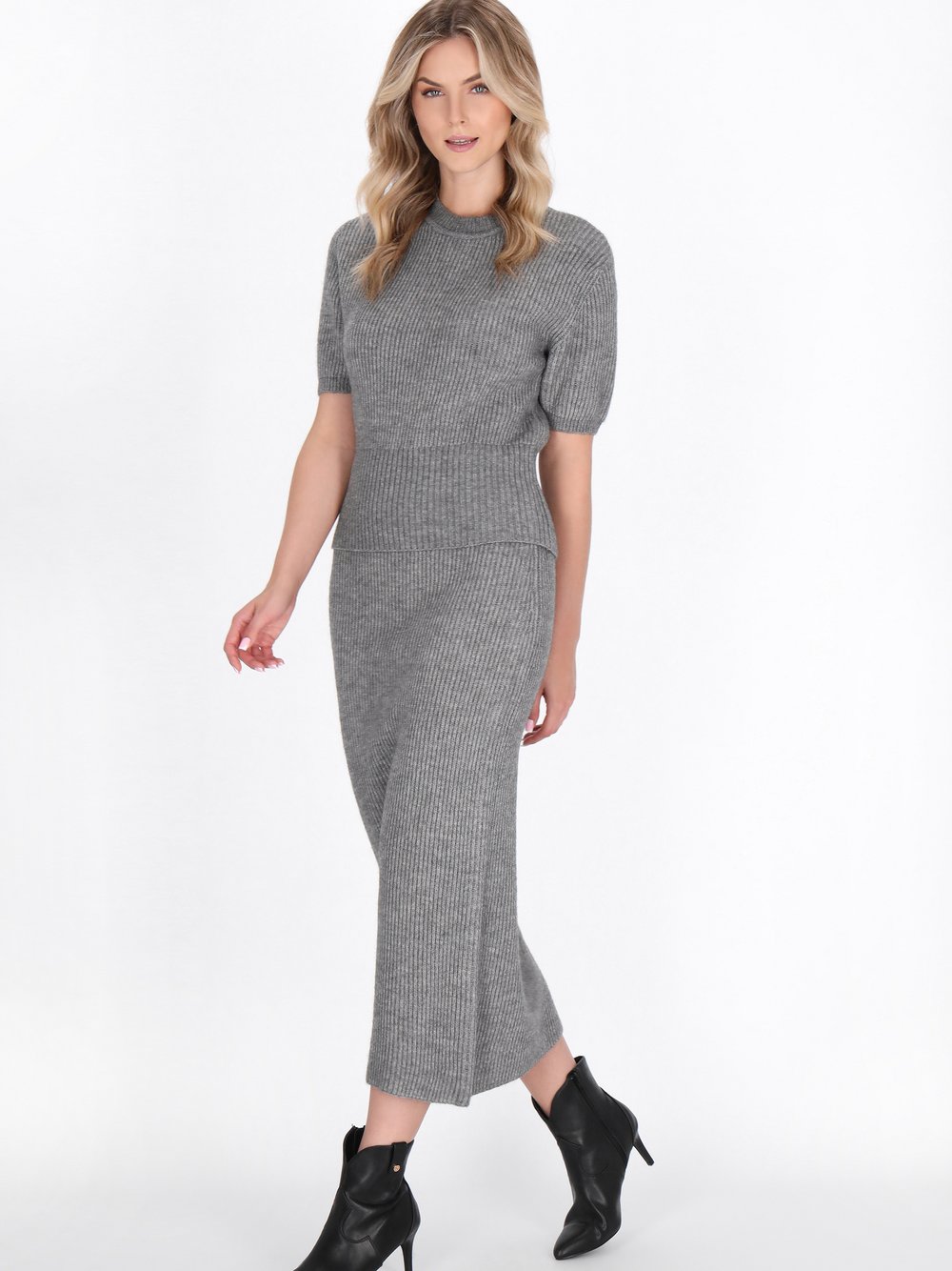 Dreimaster Rock Damen grau, XL/XXL