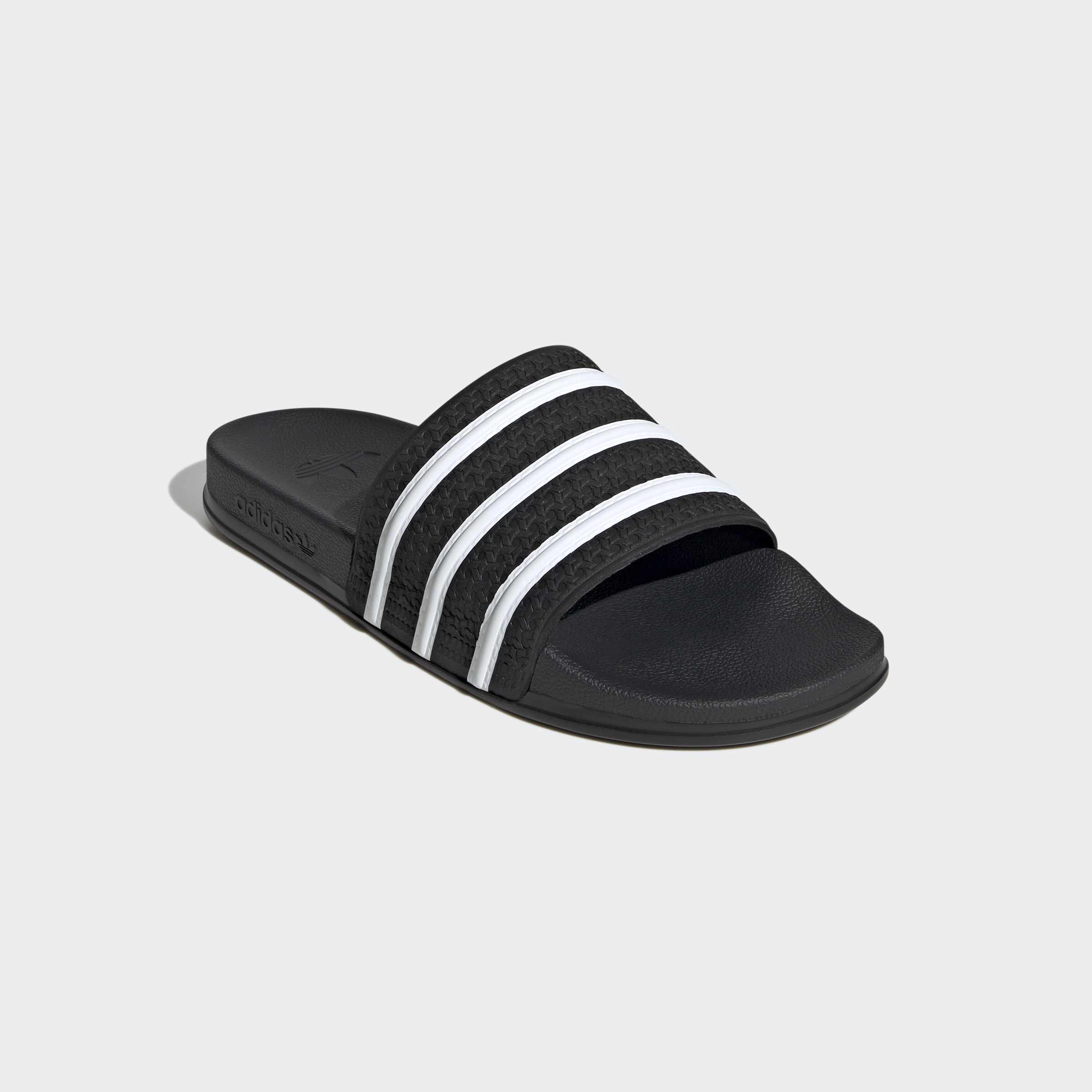 Badesandale ADIDAS ORIGINALS "ADILETTE OG CF BADESCHLAPPEN", Damen, Gr. 47, core schwarz, ftwr weiß, core schwarz, Synthetik, Schuhe