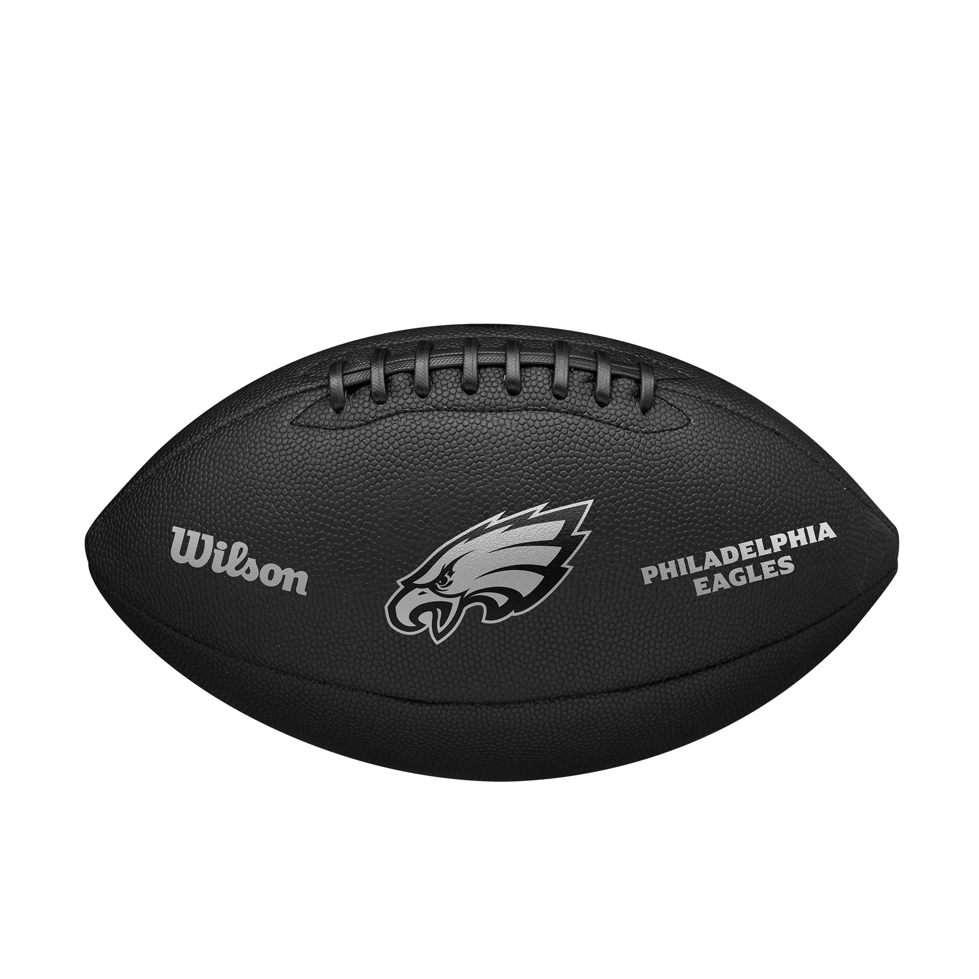 Philadelphia Eagles Wilson Schwarz-Metallic-Ball für den Garten Image