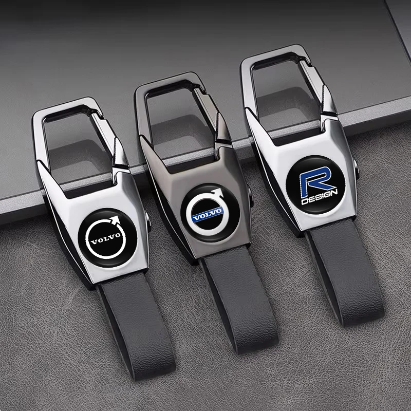 Zinklegierung Autoschlüssel Schnalle Auto Schlüsselanhänger Schlüsselanhänger für Volvo Rdesign XC60 V60 V70 XC40 XC90 V90 V40 EC40 EX40 S80 S60 S90 C30 C70 Image