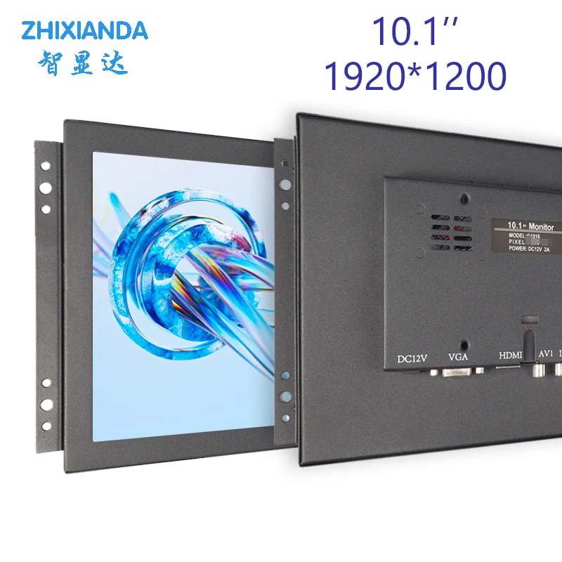 Hochauflösender FHD 1920 x 1200 10,1 Zoll Open-Frame-Touchscreen Günstiger LCD-Monitor