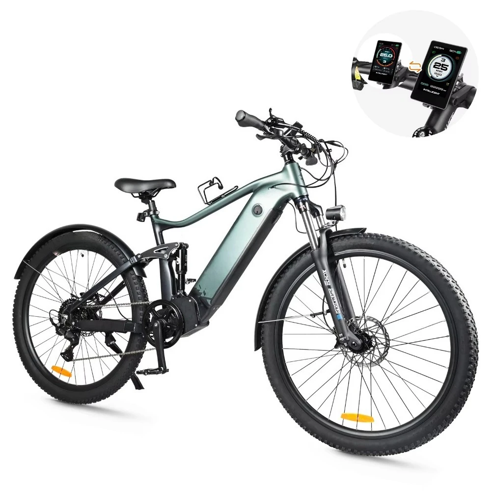 Accolmile 1.5 Plus Cola Bear EMT 750 W 48 V Bafang Mittelmotor 20 Ah Batterie 9 Geschwindigkeit 27,5 Zoll 29 Zoll E-Bike Elektro-Mountainbike Image
