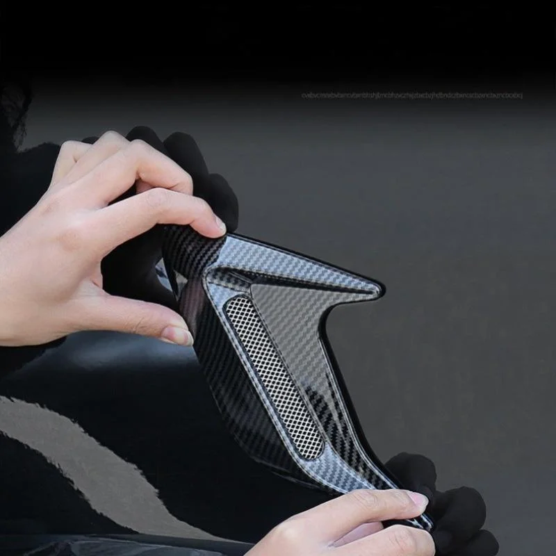 2Pcs Auto Seite Air Vent Änderung Belüftung Grille Abdeckung Seite Lufteinlass Abdeckung Haube Dekoration Auto Modifikation Zubehör Image