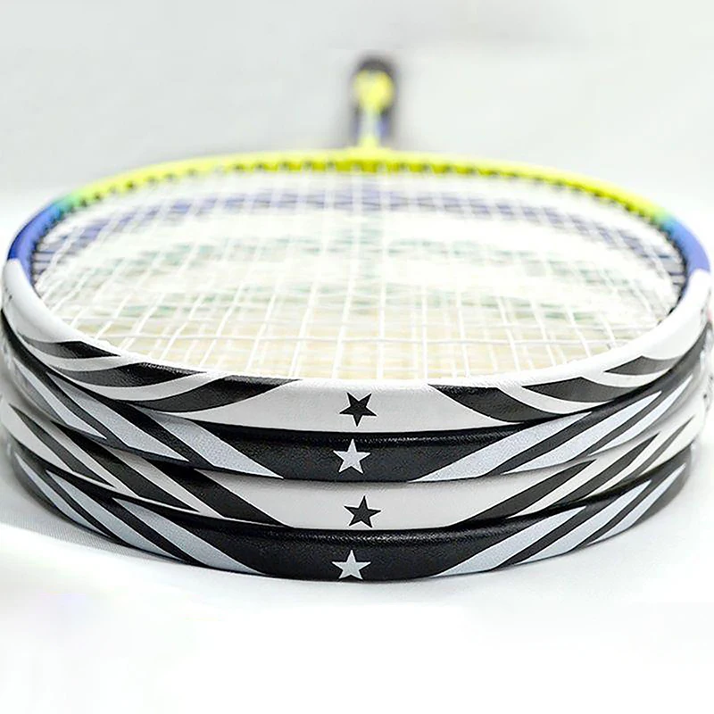 DIY Badminton Schläger Kopf Schutz Multi Farbe Anti-reibung Einfache Abnehmbare Tragbare Schläger Rahmen String Band Schutz Image