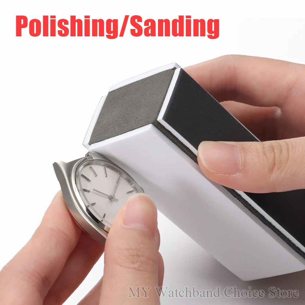 1/2/4 stücke Uhr Reiniger Stange für Uhrmacher Werkzeuge Polieren Dateien Armbanduhr Teile Sauber Polnischen Werkzeug Schleifen die Polieren Platte Image