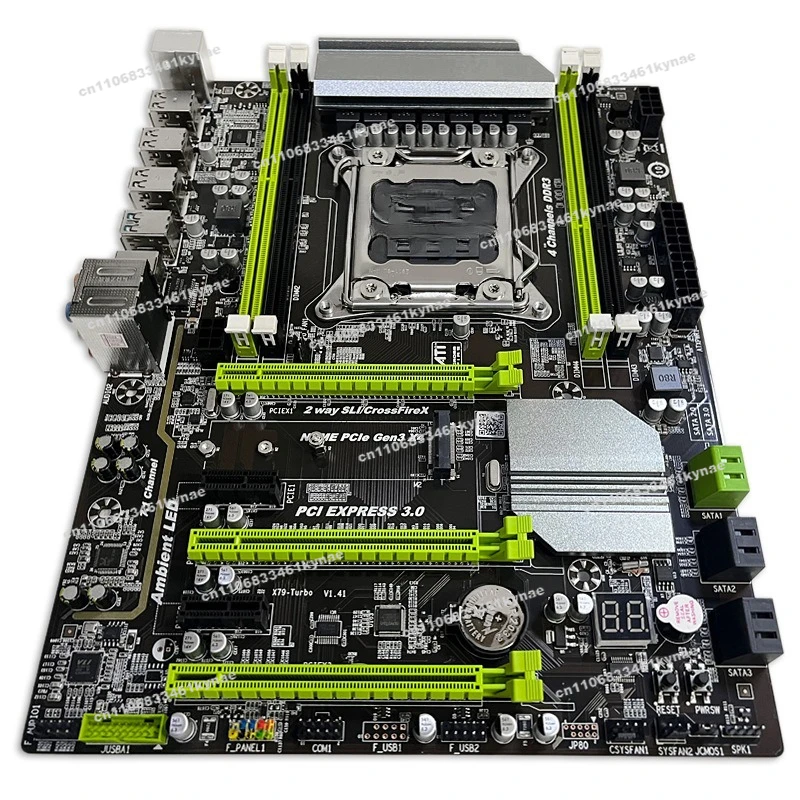 Geeignet für das neue X79-Motherboard 2011 Pin unterstützt Xeon Octa-Core Ten-Core E5 2680V2 2670 Image