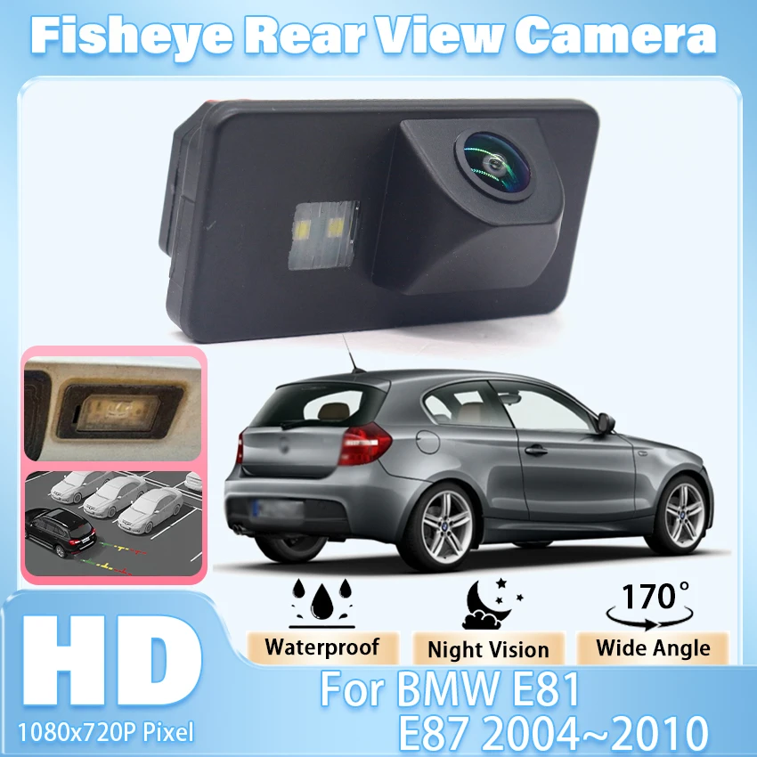 1080x720P HD Rückfahrkamera Für BMW E81 E87 2004 ~ 2010 CCD Nachtsicht Backup Kamera kennzeichen kamera Original Loch Kamera Image