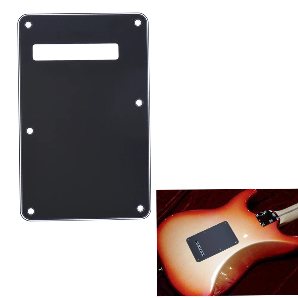 Battipenna Tremolo Cavity Cover Piastra posteriore 3 strati Copertura posteriore per chitarra elettrica per Stratocaster Strat Chitarra elettrica stile moderno Bl