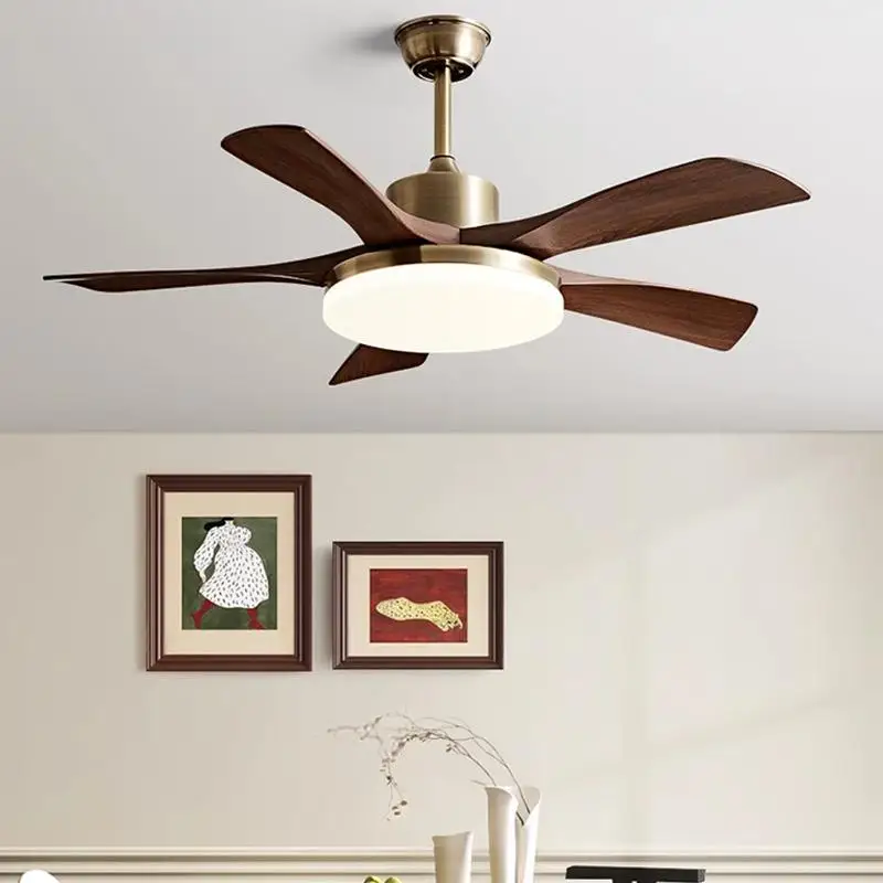 2025 nouvelle lampe de ventilateur de plafond atmosphérique, salon salle à manger avec lampe, lampe suspendue de ventilateur, lampe Zhongshan rétro pour la maison, lampe de ventilateur