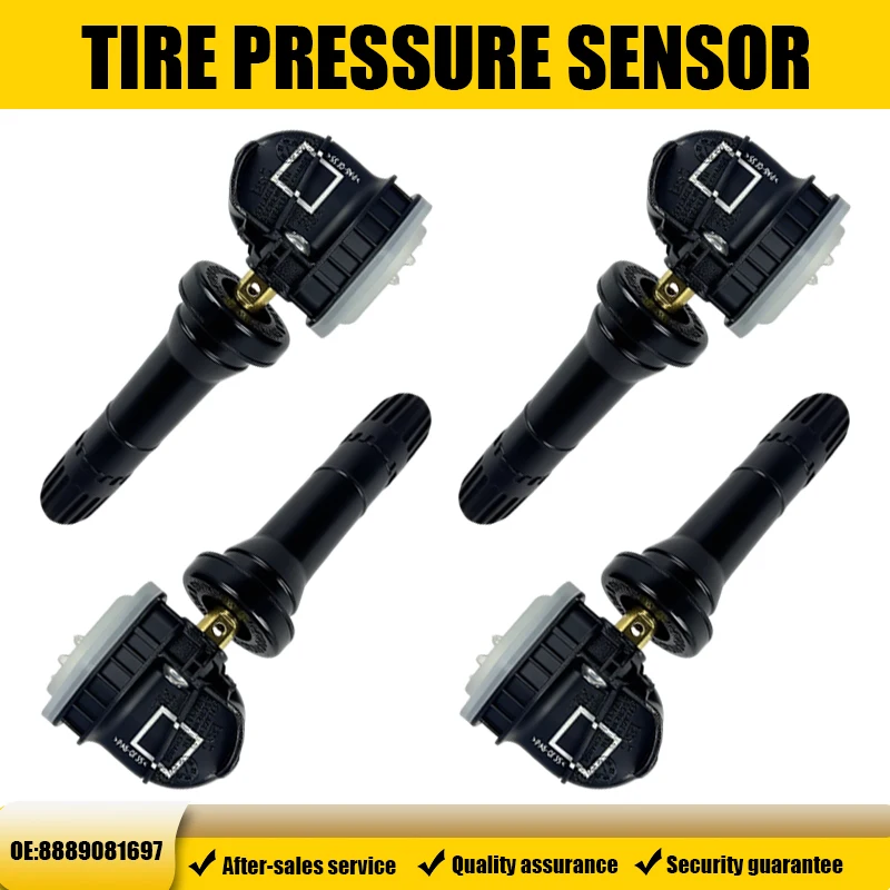 1/4PCS Reifendrucküberwachungssensor TPMS 8889081697 für Geely ZEEKR Lynk Co Volvo Smart kompatibel mit 80002489 433MHz Image