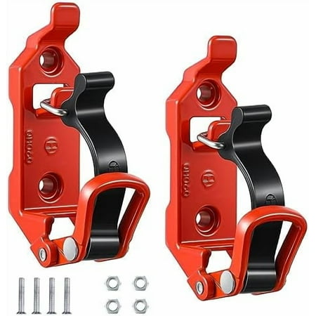 2 Pcs Shovel Holder for Truck Heavy Duty Shovel Mounts for Roof Rack Quick Release Axe Holder Mount Kit Metal and Rubber Car Accessories/ Garage Storage/ Truck/ Wall Mounting Brackets