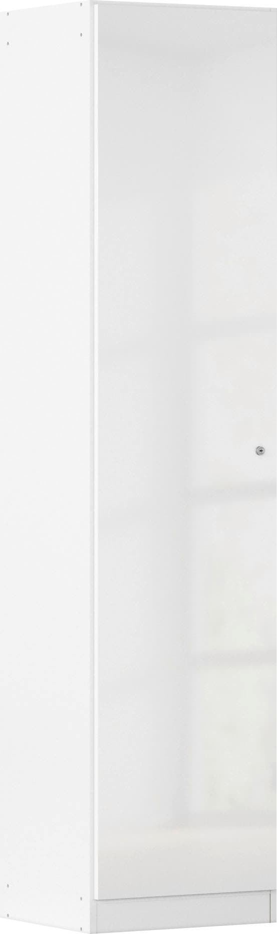 Mehrzweckschrank RAUCH "Garderobe Kleiderschrank Schrank Schuhschrank Putzschrank MINOSA", alpinweiß, hochglanz weiß, B:47cm H:197cm T:41cm, Holzwerkstoff, Schränke, Mehrzweckschrank, In 4 Breiten mit vielen Einlegeböden für viel Stauraum MADE IN...
