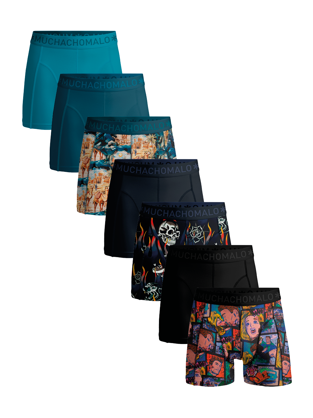 Muchachomalo Herren Boxer Shorts - 7er Pack - Herren Unterwäsche Image