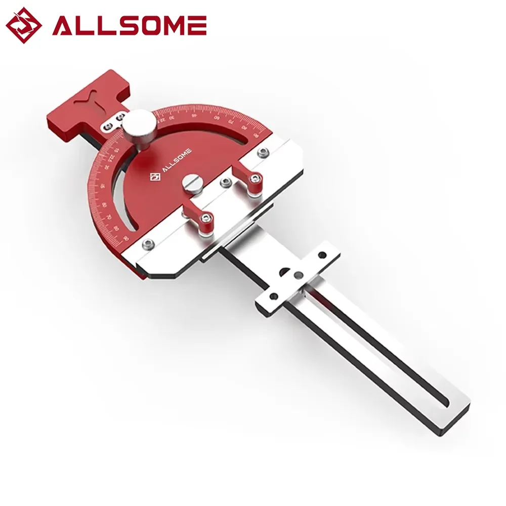 Schienensägenführung für Makita Festool DeWalt Führungsschiene, Frästisch, Bandsäge, quadratisch, rechtwinklig, Führungswinkel, Anschlag, Gehrungslehre Image