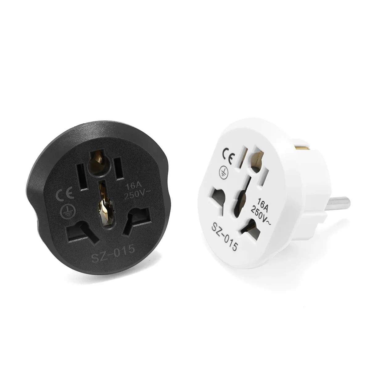Adattatore per spina da USA a UE FR AU US UK a UE Euro Corea Adattatore da viaggio universale Adattatore per spina domestica Presa elettrica da parete CA a 2 pin da 4,8 mm
