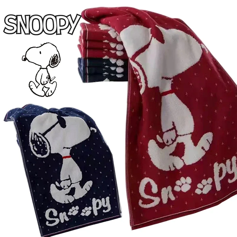 Snoopy Baumwolle Hohe Qualität Kinder Gesicht Handtücher Set Badezimmer Weiche Nette Fühlen Baby Hoch Saugfähigen Dusche Bad Handtuch 74x34cm Geschenk