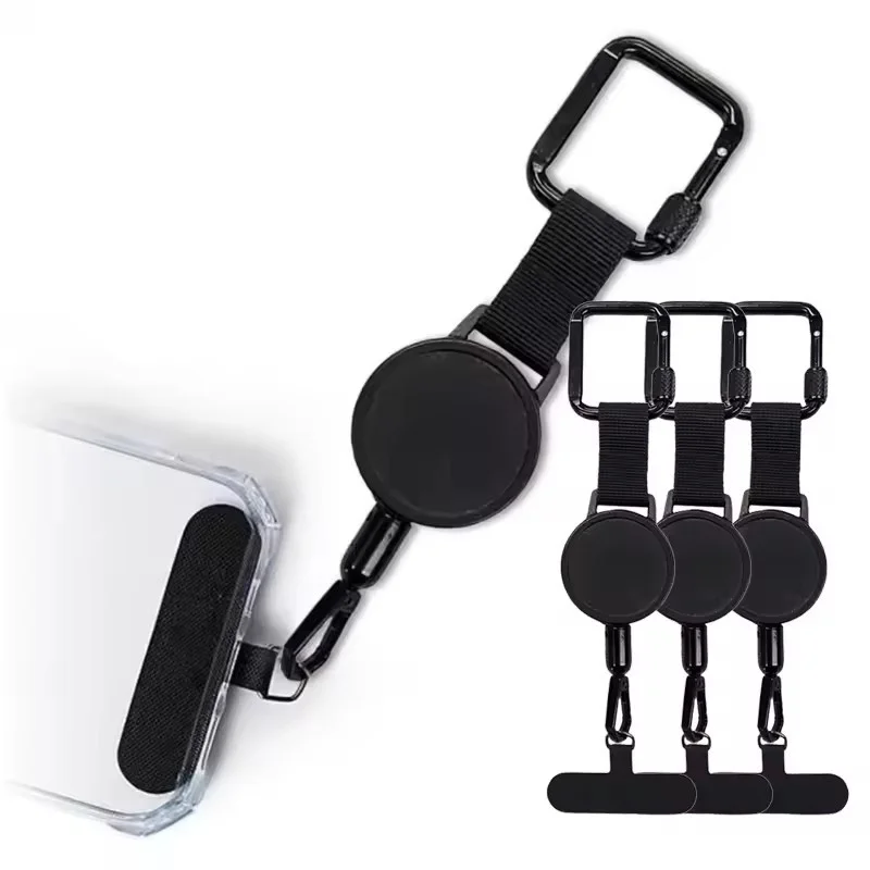 Support de téléphone antivol rétractable, sangle de lanière de téléphone portable, étui pour Smartphone, attache de sécurité avec Clip de ceinture, lanière de téléphone portable