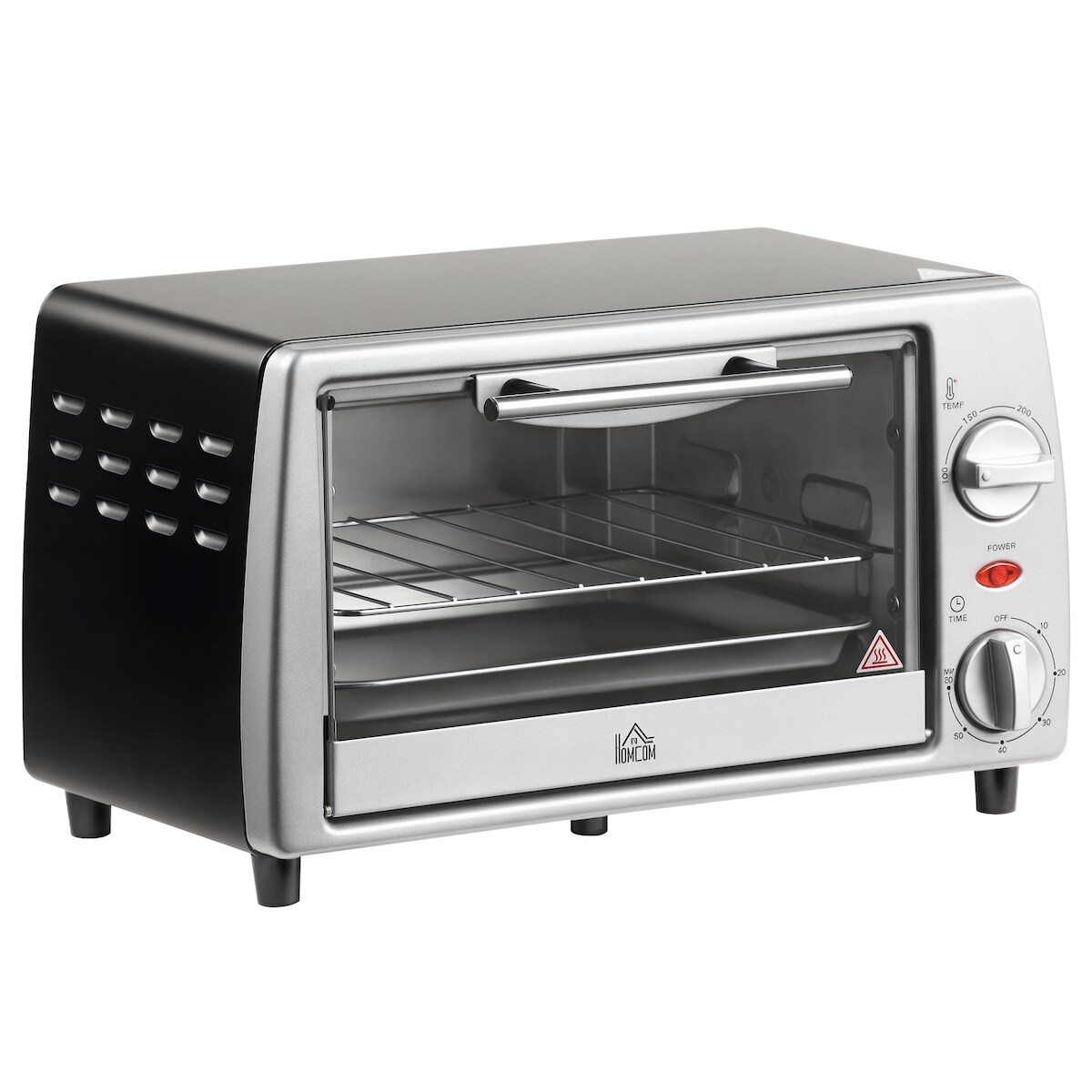 HOMCOM - Minibackofen - 36,5L x 26B x 22H cm - silber Image