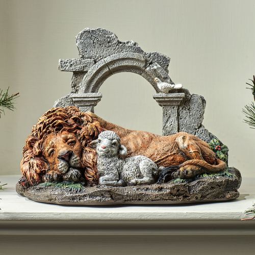 Peace and Harmony Table Sculpture Brown , Brown