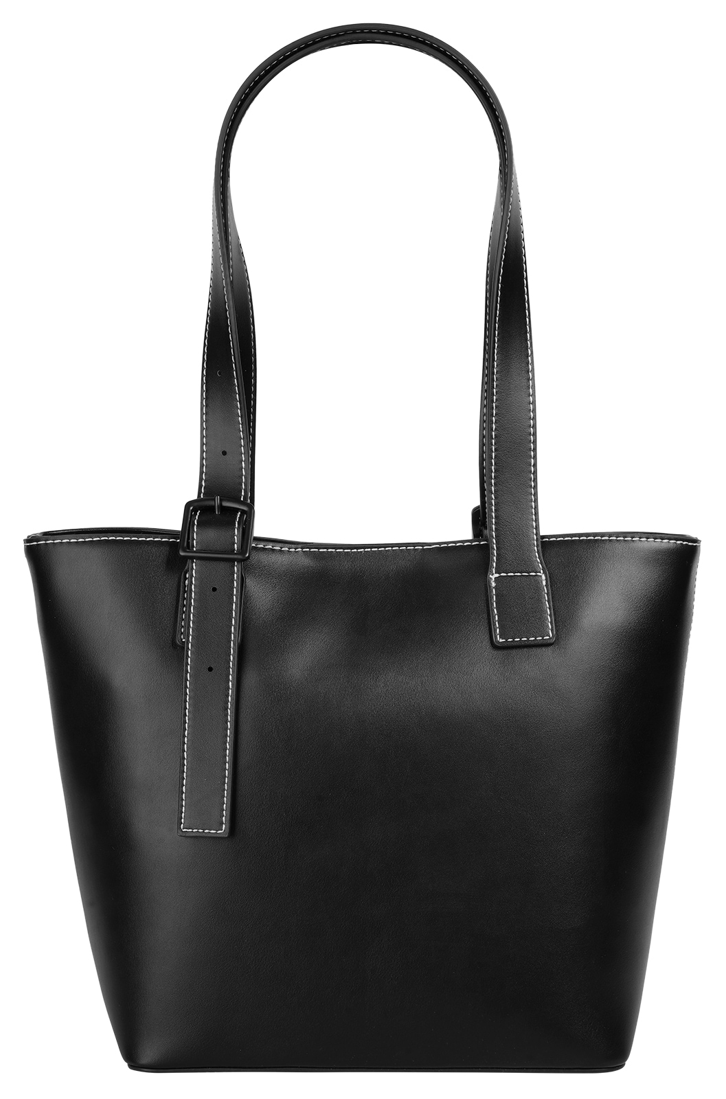 Shopper BUGATTI "ZITA", Damen, Gr. B/H/T: 32cm x 25cm x 14cm onesize, schwarz, Kunstfaser, leicht glänzend, unifarben, Taschen Shopper