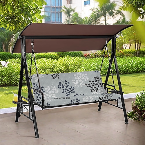 Gartenkissenbezug aus floral gefärbtem Mikrofaser-Polyester, moderner Stil, quadratisch/rechteckig, für Sofas im Wohnzimmer Image