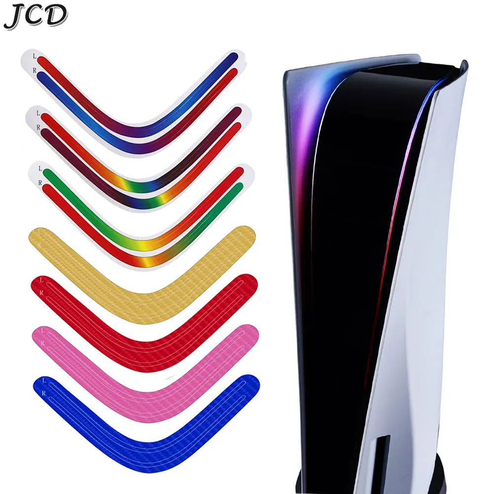 JCD Für PS5 Host Licht Bar Regenbogen Gradienten Aufkleber Selbstklebende Aufkleber LED Lichtleiste Für PS5 Spiel Zubehör Image