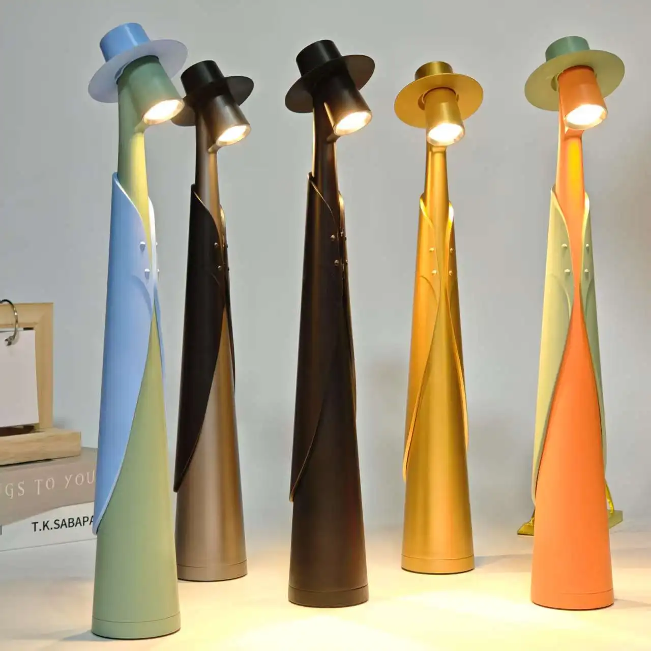 Lampe de Table LED USB Rechargeable lampe d'ambiance chambre lampe de chevet haut tactile gradation lampe d'étude lumière nuit Portable lampe de bureau