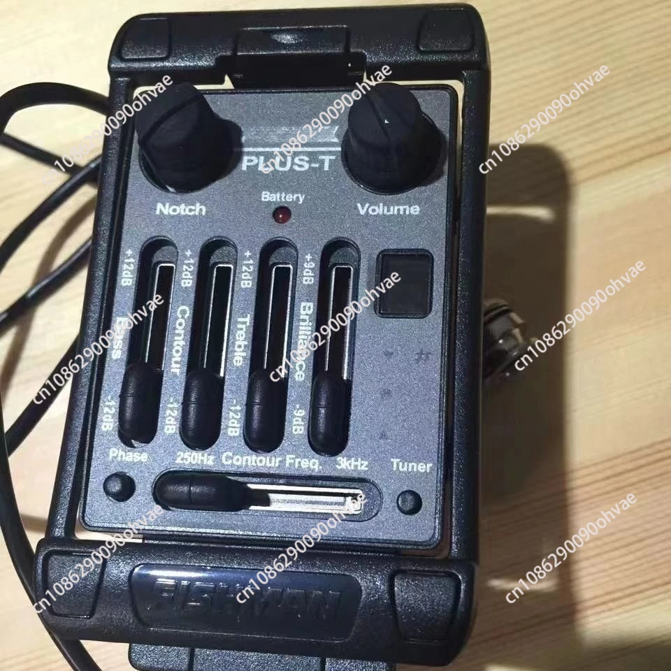 AAAF Gitarren-Tonabnehmer Prefix Plus-T Onboard Preamp Matrix Akustik-Tonabnehmer EQ Equalizer mit Tuner Soft Piezo Image