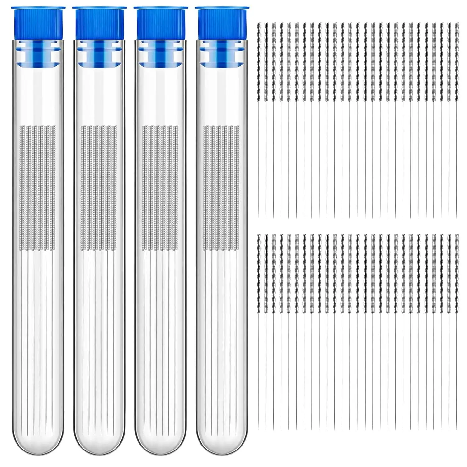 50-teiliges 3D-Druckerdüsen-Reinigungsset, 0,4 mm Edelstahl-Düsenreinigungsnadeln, 3D-Drucker-Düsenreiniger für 3D-Drucker Image