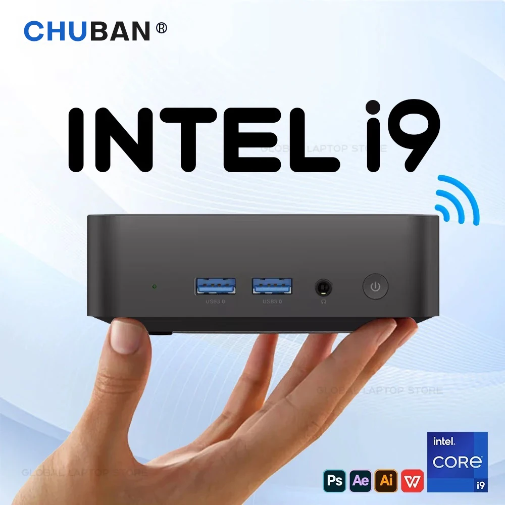 New Mini PC Intel Core i9 8950HK i3 6100 Windows 11 Pc Gaming Computer 16GB RAM 1TB SSD WiFi6 BT5.2 Supports 4K Desktop PC Gamer