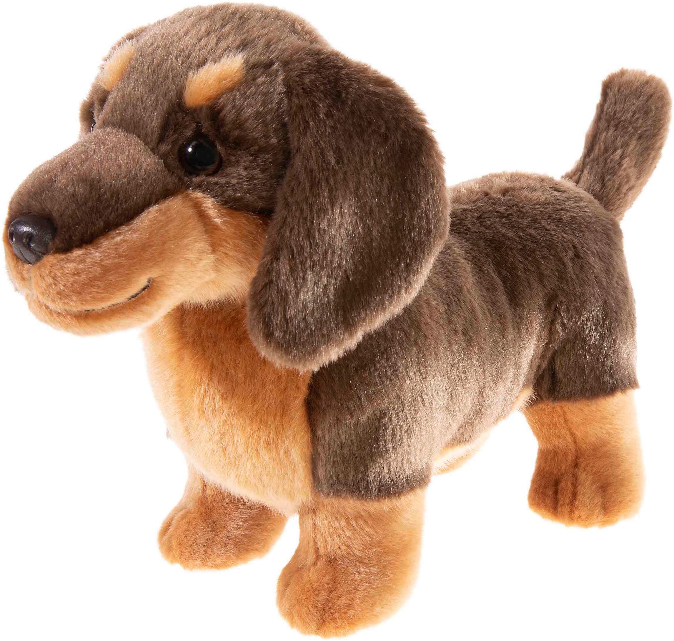 Kuscheltier HEUNEC "Misanimo, Dackel, 27 cm", braun, Plüschfiguren, KinderH:27cm, Kuscheltier, H:27cm