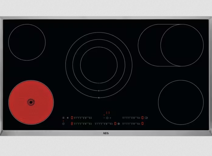 AEG Autarkes Kochfeld / Strahlenbeheizt 3000 Radiant Hob / / 90 cm / Edelstahlrahmen HK955070XB Image