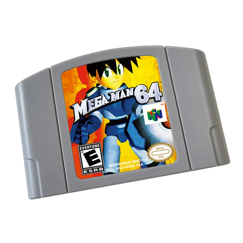 Megaman 64 Bit Video Game Cartridge For US And EU Version Game Console