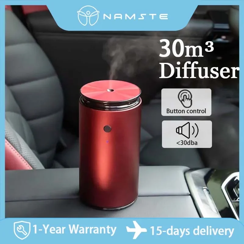 NAMSTE Tragbarer Professioneller Aroma-Diffusor für Auto-Lufterfrischer, Raumduft für Zuhause, Wiederaufladbarer Duftspender Image