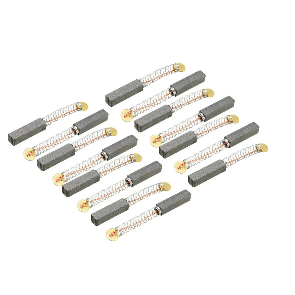 Spazzole di carbone da 15 pezzi 20X 5X 5mm per motori elettrici Spazzole di carbone di ricambio Accessorio per utensili elettrici