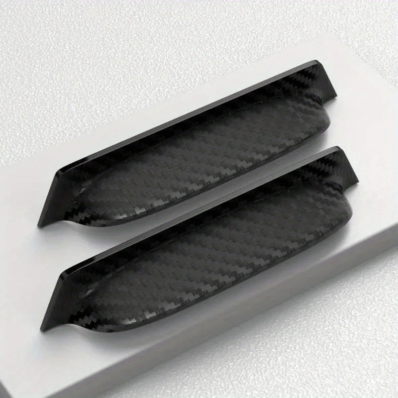 2 Stück Regenschutz für Auto-Rückfahrkamera – verdickte Schutzhülle aus Kunststoff mit breiter Kante, dreieckiges Design, matte Oberfläche Image