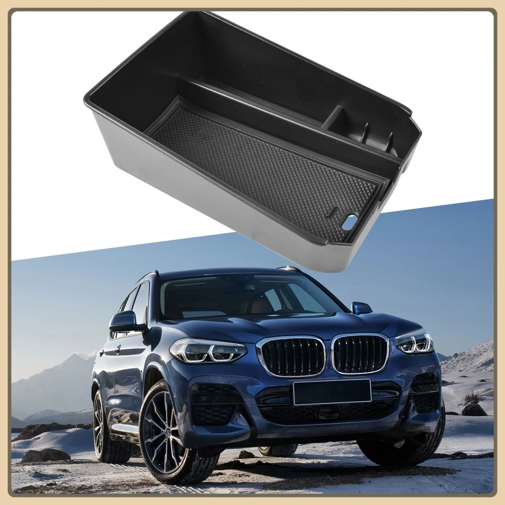 Per BMW X3 G01 2018-2024 X4 G02 2019-2024 Auto Bracciolo Scatola di Immagazzinaggio Console Centrale Contenitore Organizer Vassoio Accessori Interni