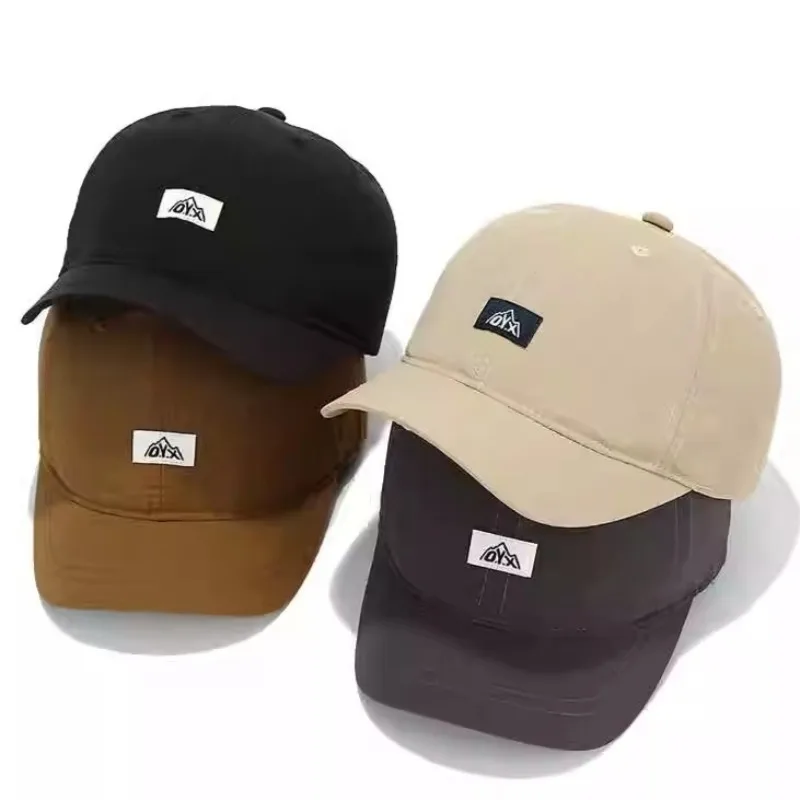 Sommer Schnell trocknend Kurze Krempe Baseball Caps Koreanische Mode Outdoor Sport Sonnencreme Sonnenhüte Männer Japanische Atmungsaktive Mesh Caps Image