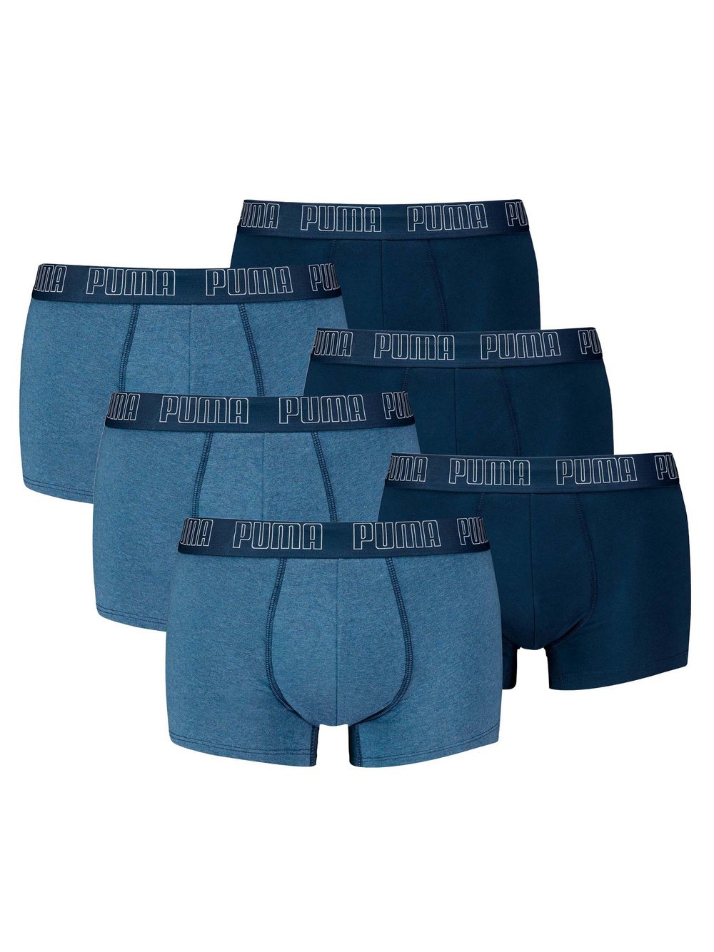 Puma Boxershort 6er Pack Herren blau, M Image