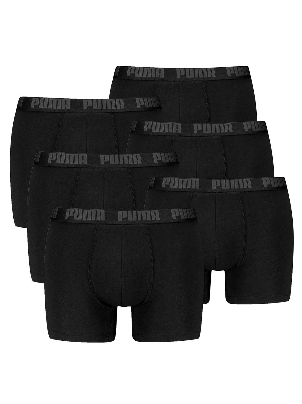 Puma Boxershort 6er Pack Herren schwarz, L Image
