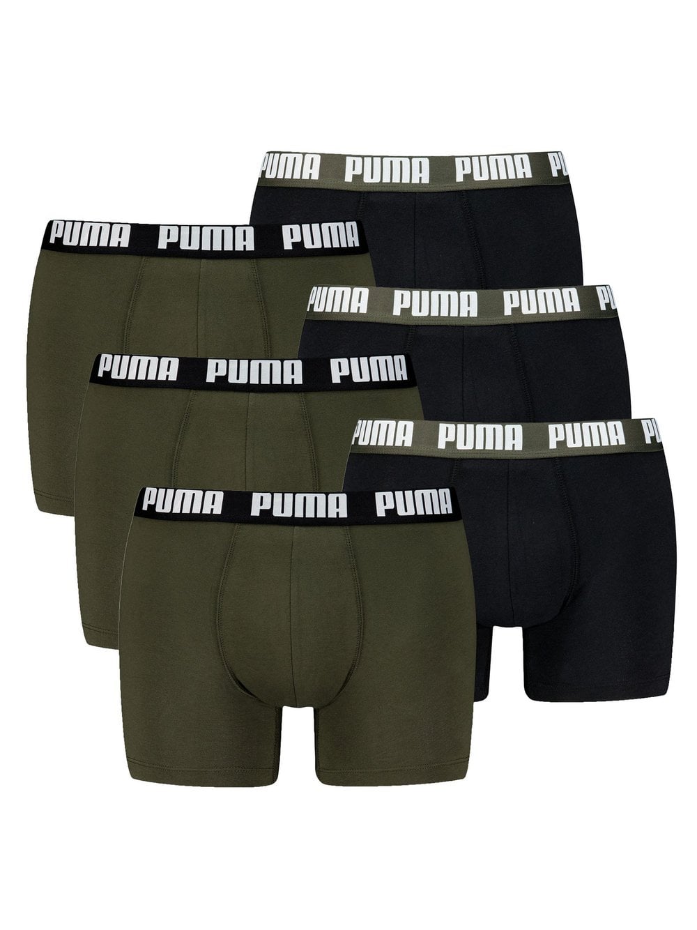 Puma Boxershort 6er Pack Herren mehrfarbig, XL Image