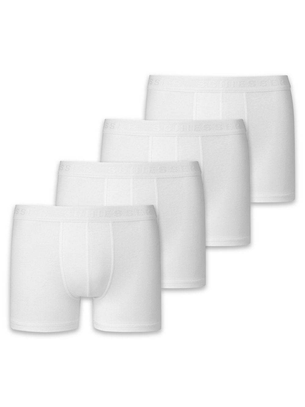 Schiesser Boxershort 4er Pack Jungen weiß, S Image