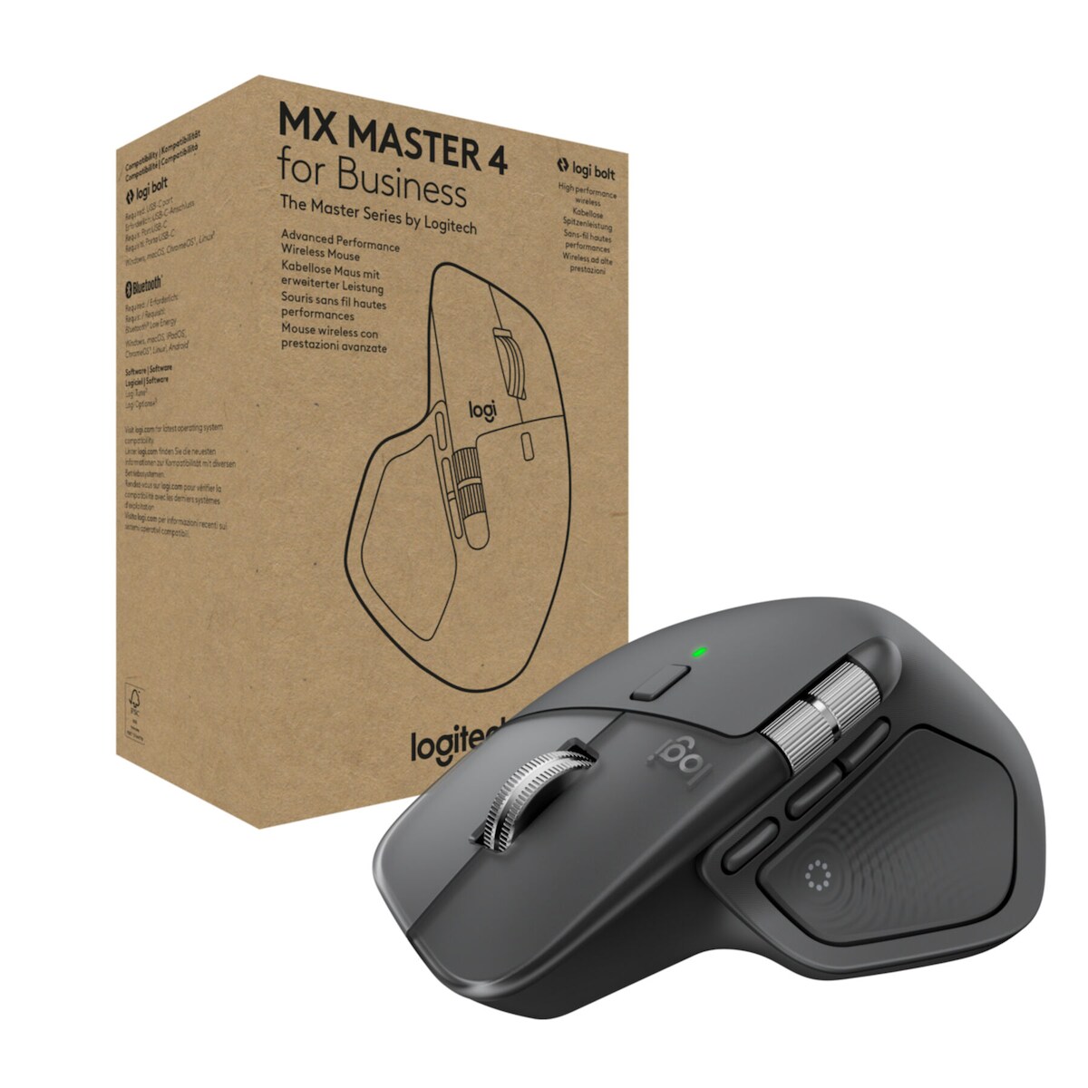 Mouse Logitech MX Master 4 for Business Wireless Graphite (910-007617) Image