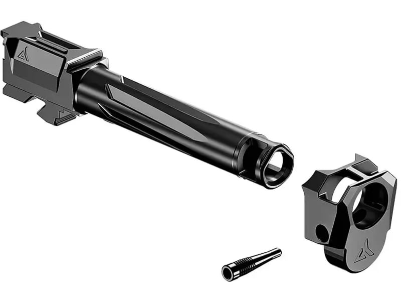 Radian Weapons Glock 43X 9mm RAMJET Barrel w/ AFTERBURNER Compensator 3.9in 1-10 Twist Black R0845